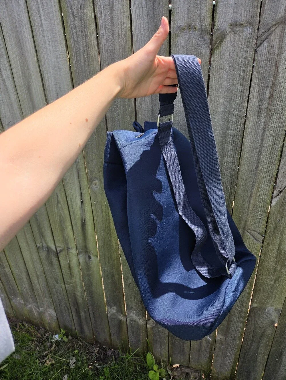 Prada Beauty Luna Rossa Drawstring Navy Blue Neoprene Sailing Beach Bag